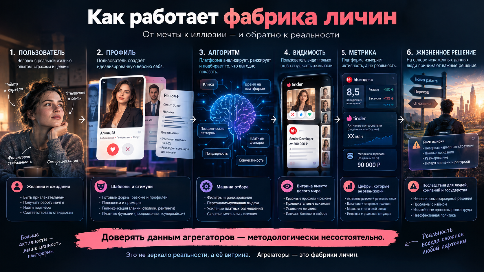 Фабрика личин от профиля к решениям