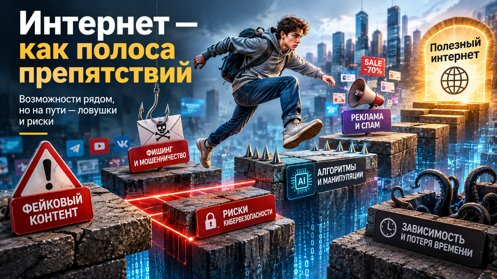 Интернет как полоса препятствий из навязчивой реламы уведомлений принулительных согласий
